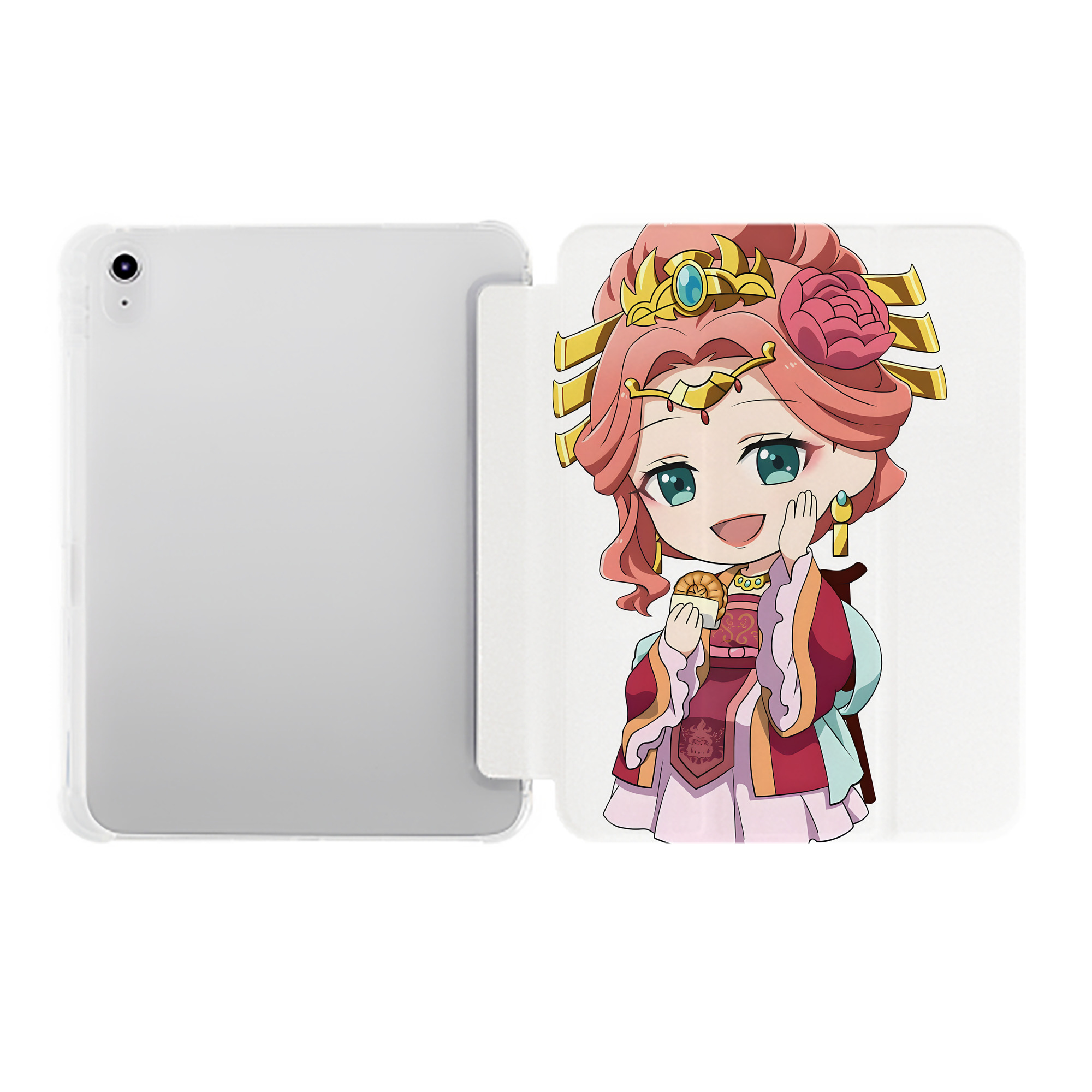 （画像用） 薬屋のひとりごと The Apothecary Diaries IPad ケース ペン収納付き 三つ折りスタンド PUレザー×シリコン 対応機種9.5/10.5/10.9インチ